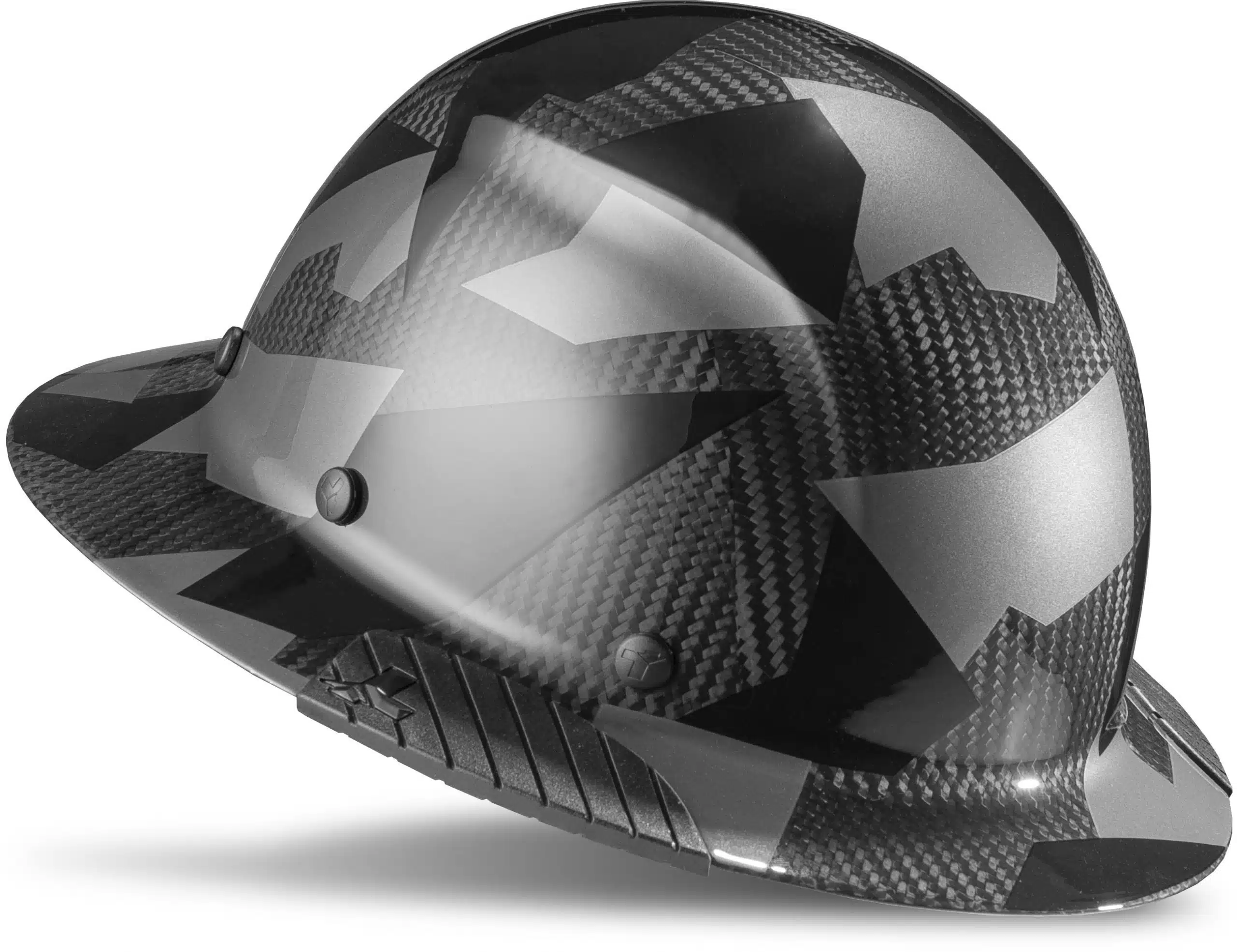 DAX BLACK CARBON FIBER FULL BRIM HARDHAT