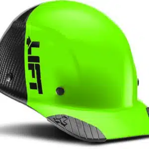 Green DAX FIFTY 50 CARBON FIBER hard hat