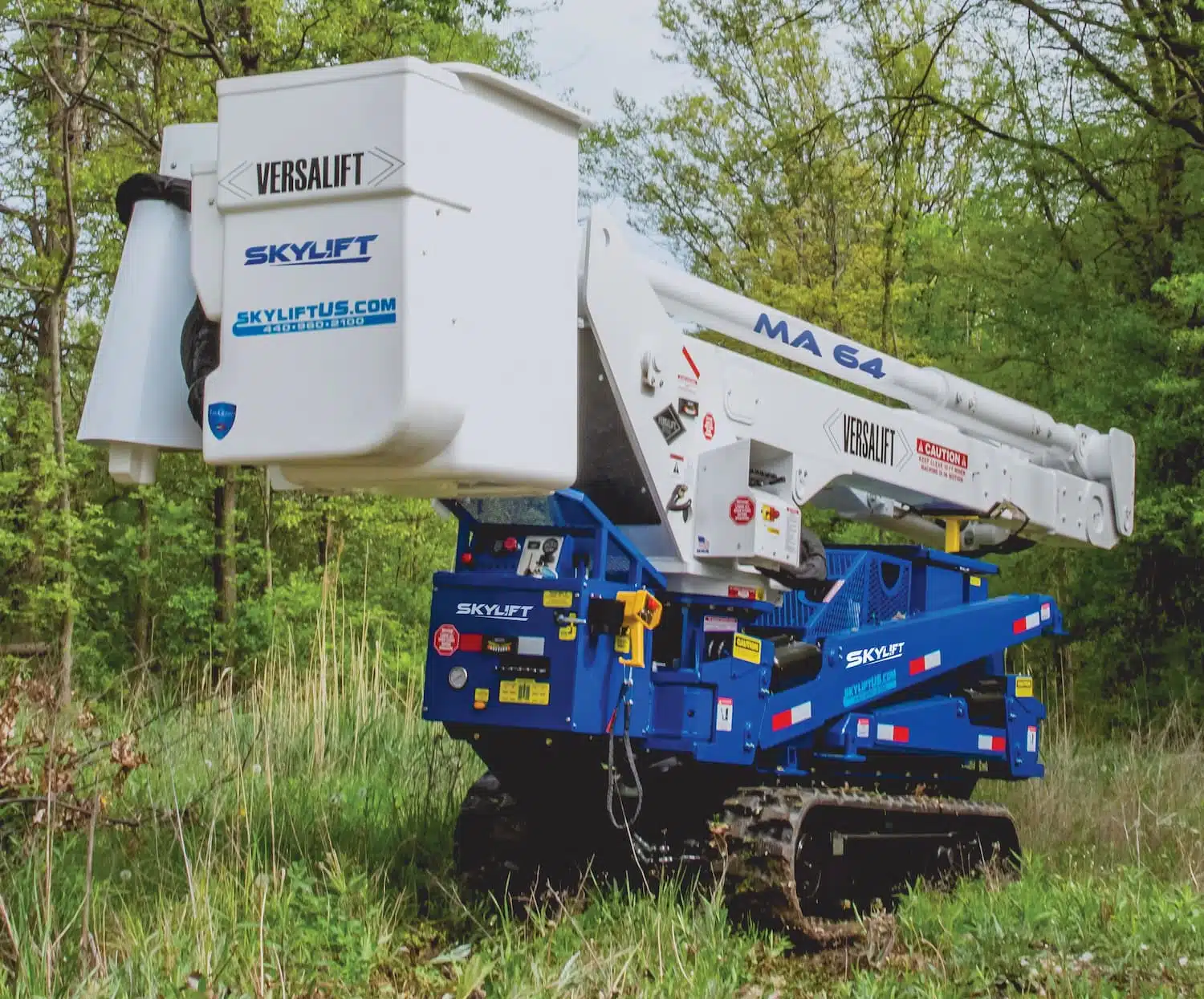 Skylift MA 64 EOM in the forest 