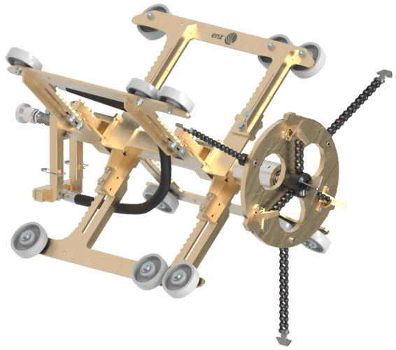 Enz Rotating Chain Bulldozer Expanded