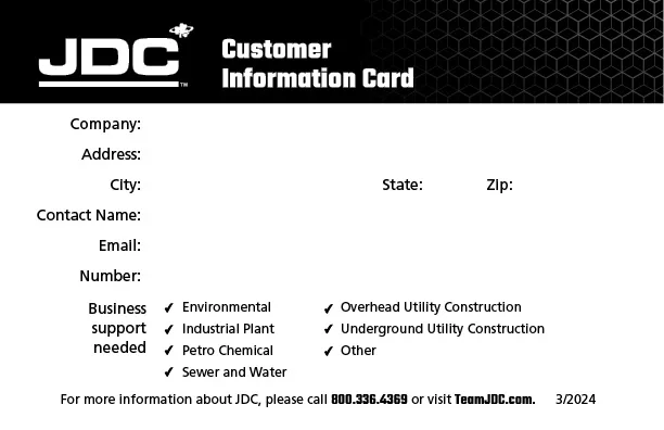 Account Setup Card